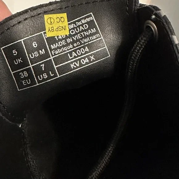 Dr. Martens 1461 ANIMAL CLASH LEATHER & SUEDE PLATFORM SHOES Women’s Size 7